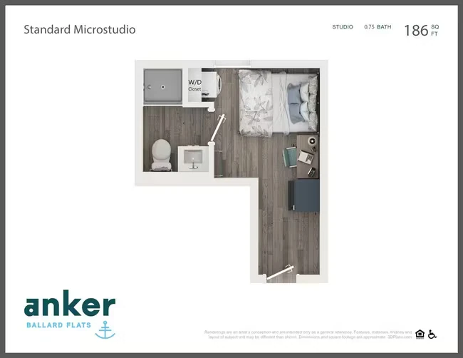 Standard Microstudio 508 floor plan